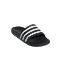 Adilette Aqua Slides - Black/White
